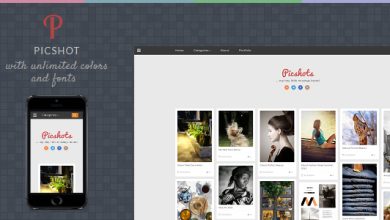 PicShots - Responsive Blogger Template