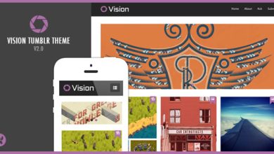 Vision - Responsive Tumblr Theme
