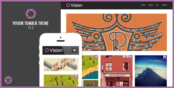 Vision - Responsive Tumblr Theme