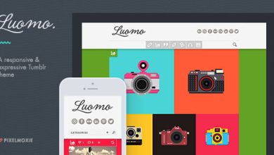 Luomo - A Responsive & Expressive Tumblr Theme