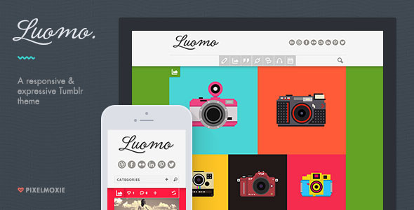 Luomo - A Responsive & Expressive Tumblr Theme