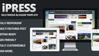 iPress - Multimedia Blogger Template