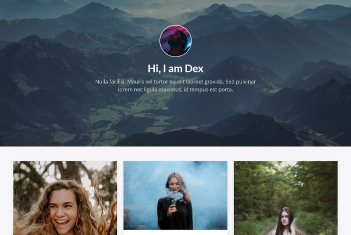 Dex - Modern Blog/Portfolio Blogger Theme