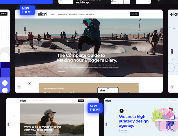 Elian - Creative Portfolio Multipurpose Blogger Theme