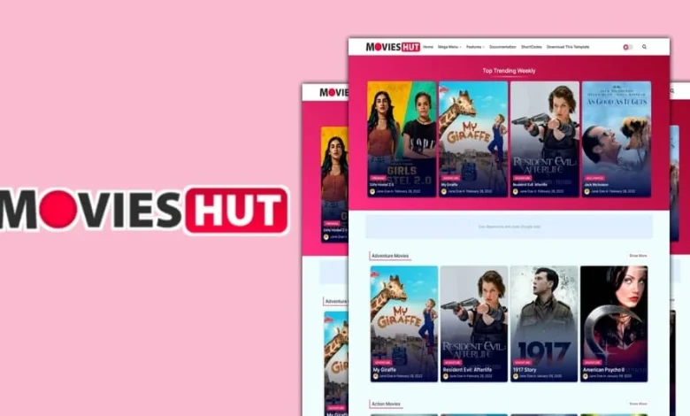 Movie Hut – Flexible & Responsive Blogger Template for Movies and Magazines