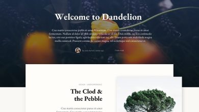 Dandelion - Modern Ghost Theme for Personal or Company Blogging